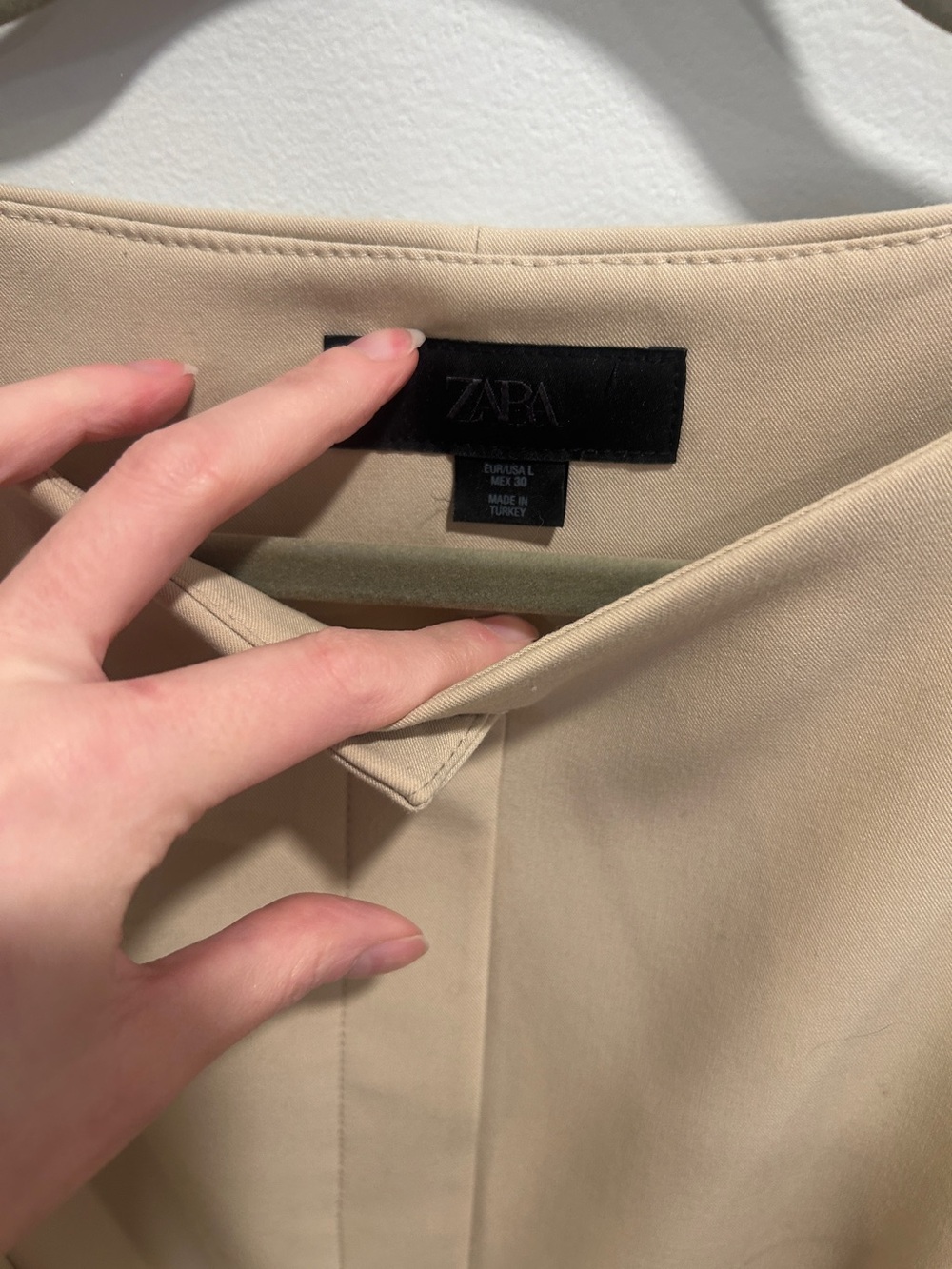 Zara Size l blazer mini dress